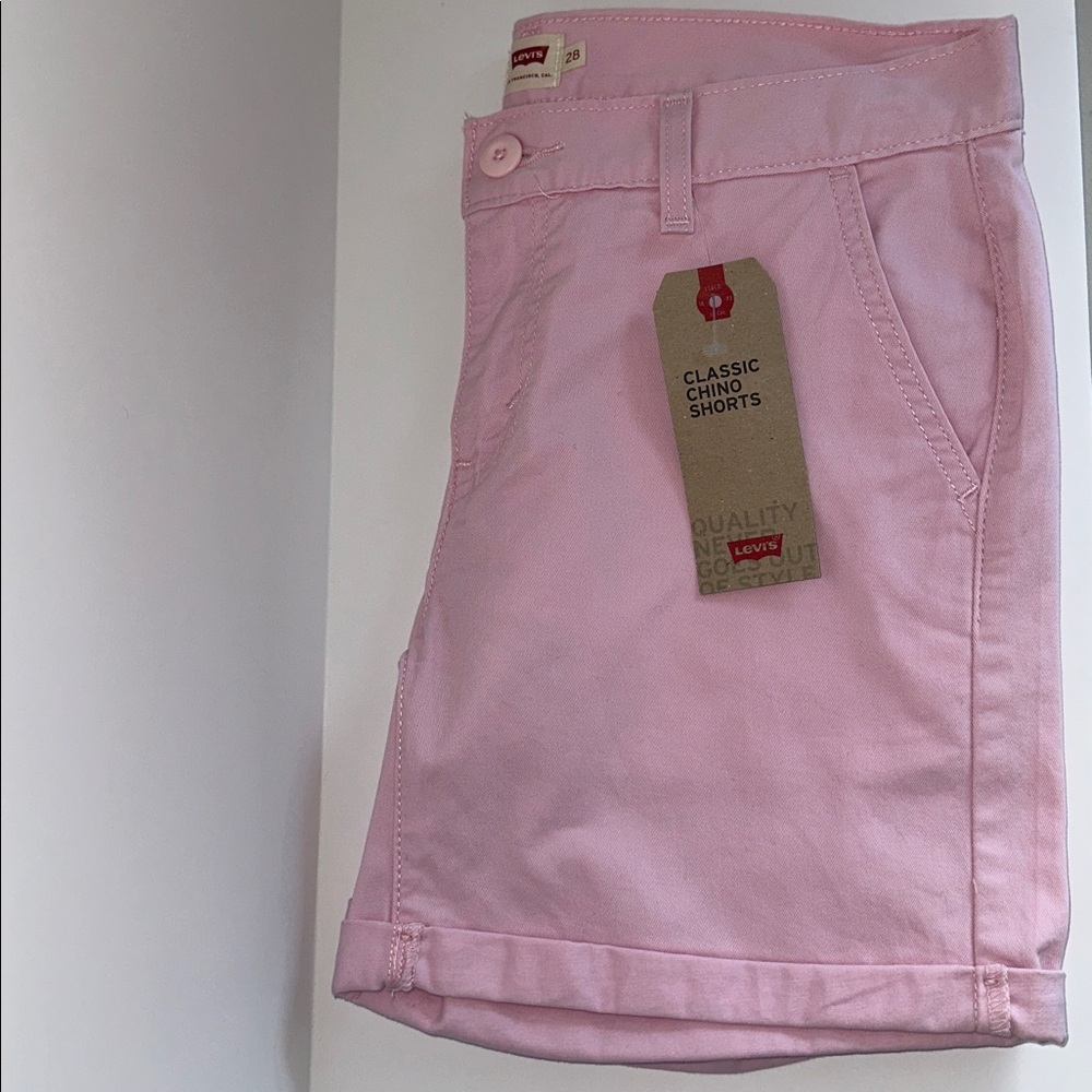 Levi's Light Pink Women's Bermudas - Picture 14 of 14